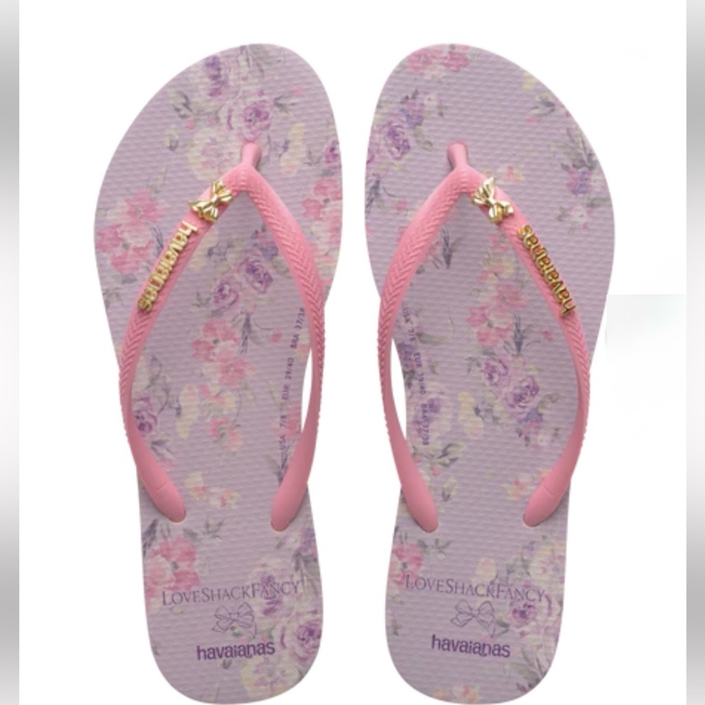 Loveshackfancy x Havaianas happy thoughts slim flip flop - Picture 6 of 8